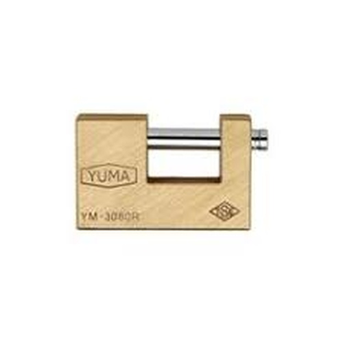 Geniş - Sarı Kayar Milli Pimli Kilit 80 mm