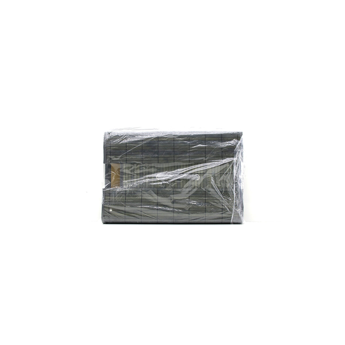 Gri 3 Boy D.dörtgen Bambu Kenar Organizer Sepet Ahşap Altlık - Bezli 25x14-28x18-20x30cm