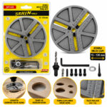 Hassas Dengeleme - Darbe Dayanlıklı Ayarlı Delik Testere Panç Set 45-130 mm