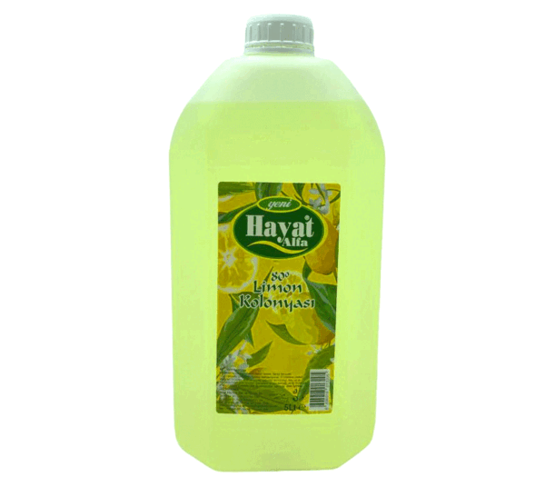 Hayat 5 lt Limon Kolonya Bidon