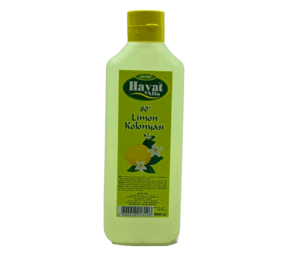 Hayat 900 ml Limon Kolonya Bidon