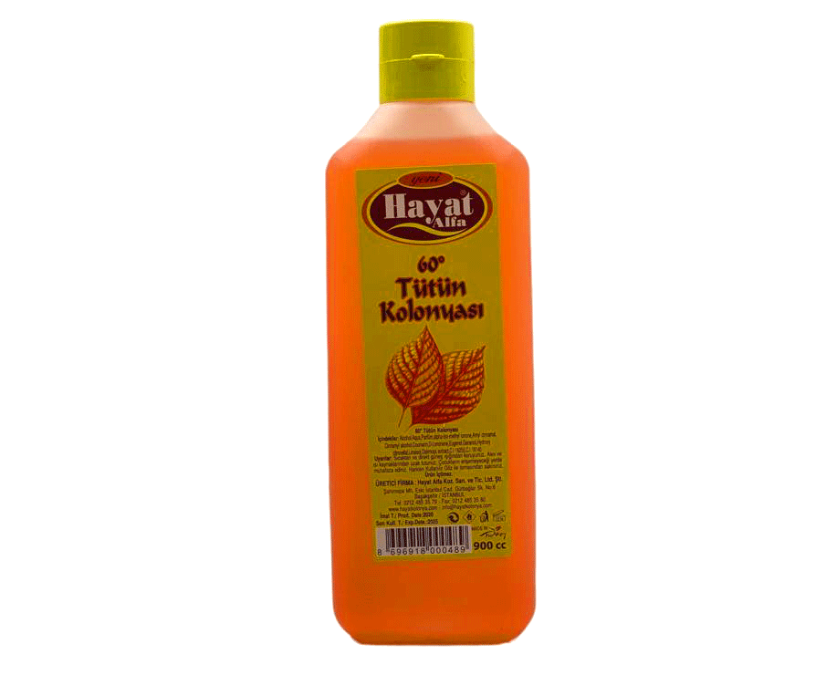 Hayat 900 ml Tütün Kolonya Bidon