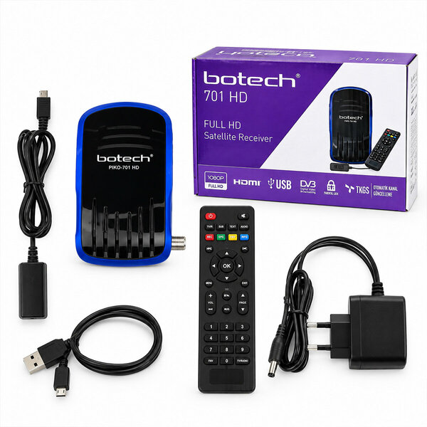 HD Uydu Alıcısı Full HD HDMI - USB - Wifi Pıko-701