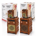 İbreli Radyo Retro Am Fm Sw USB Type-C Sarjlı BT Tf USB AUX Speaker Fx-2502b