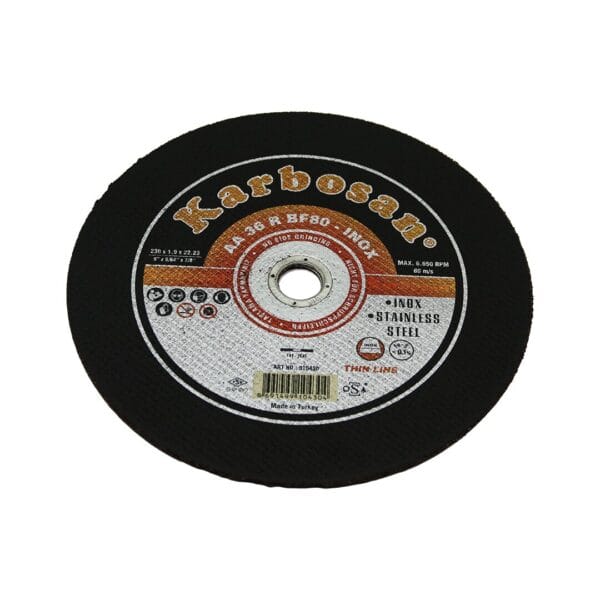 İnox Metal Kesici Disk 230mmx1.92x22