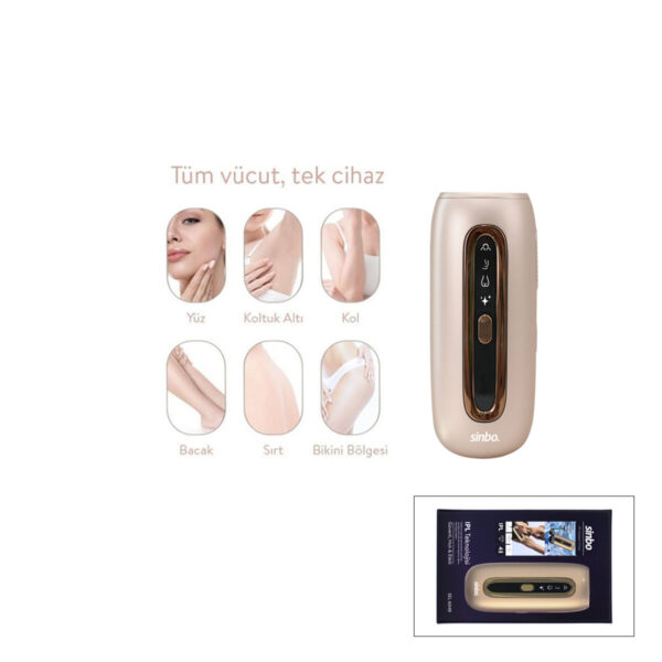 Ipl 3in1 Buz Lazer Epilatör - Epilasyon Cihazı 9 Kademe - LCD Ekran Tüm Vücut Uygun Sel-6048