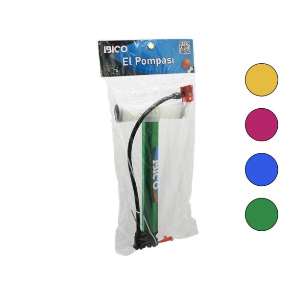 İran El Pompası Metal Gövde Plastik Kol - Altlık 30 cm Top - Bisiklet - Motor