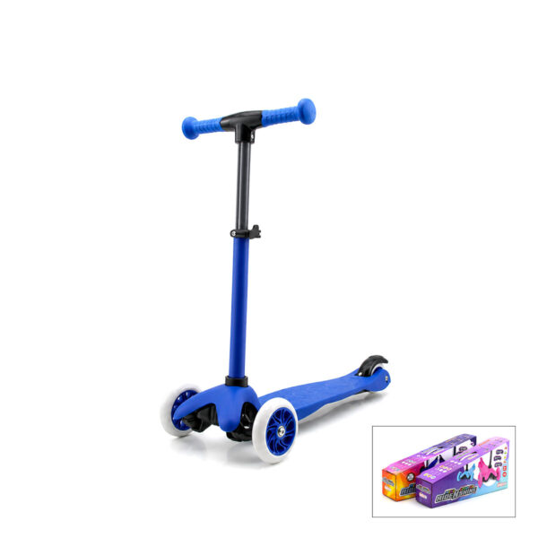 Işıksız Vıntage Scooter 55x57-64-71 cm Retro Renkli +2 Yaş - 40 kg Max Taşıma Herhangi Bir Renk Gönderilir