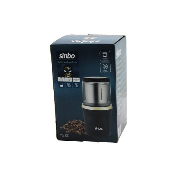 Kahve - Baharat Öğütücü Çelik Bıçak - Öğütme Haznesi - 100 gr 200 W Bas Çalıştır Kapak - Mika Kristal Pls Scm-2997