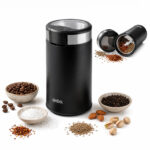 Kahve - Baharat Öğütücü Makine 2 Bıçaklı Çelik Öğütme Haznesi 50 gr Öğütme AC Motor - 200 W Scm-9044