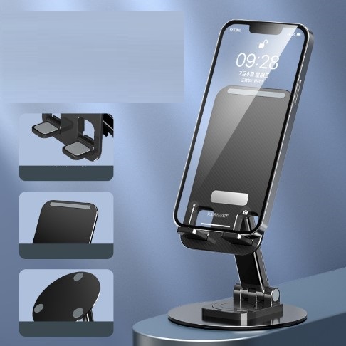 Katlanabilir Telefon Tutucu Stand Yuvarlak Tabanlı