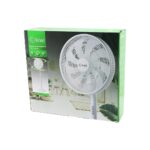 Kiwi Kfan-7627 41 cm 50 W Ev Tipi Ayaklı Vantilatör 3-Kademe Hız 9-Pls.kanat Sigortalı Sessiz Motor Yükseklik: 125 cm