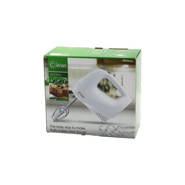 Kiwi Kmx-3608 Elektrikli El Mikseri 2pcs Metal Çırpma Aparatı - 2pcs Hamur Kancası 5 Kademe Hız Çırpıcı Çıkartma Düğmeli