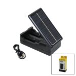 Lı-Ion Charger Ms-Tyn82 Solar - Güneş Enerjili 2li Pil Şarj Aleti 1200ma