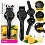 Limon Sıkacak Siyah Kollu Pres Modeli Döküm Limon - Meyve Sıkacak