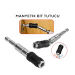 Mafsallı Manyetik Bits Tutucu 1/4 Döner Başlık - 0-20°
