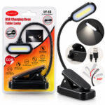 Mandallı Kitap Okuma Lamba 3xaaa Pilli Sms 5led Yaylı - Hareketli Başlık Ly-13