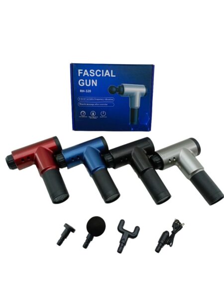 Masaj Tabancası Aleti 4pcs Başlık 6 Kademe Hız Seviyesi USB Şarjlı