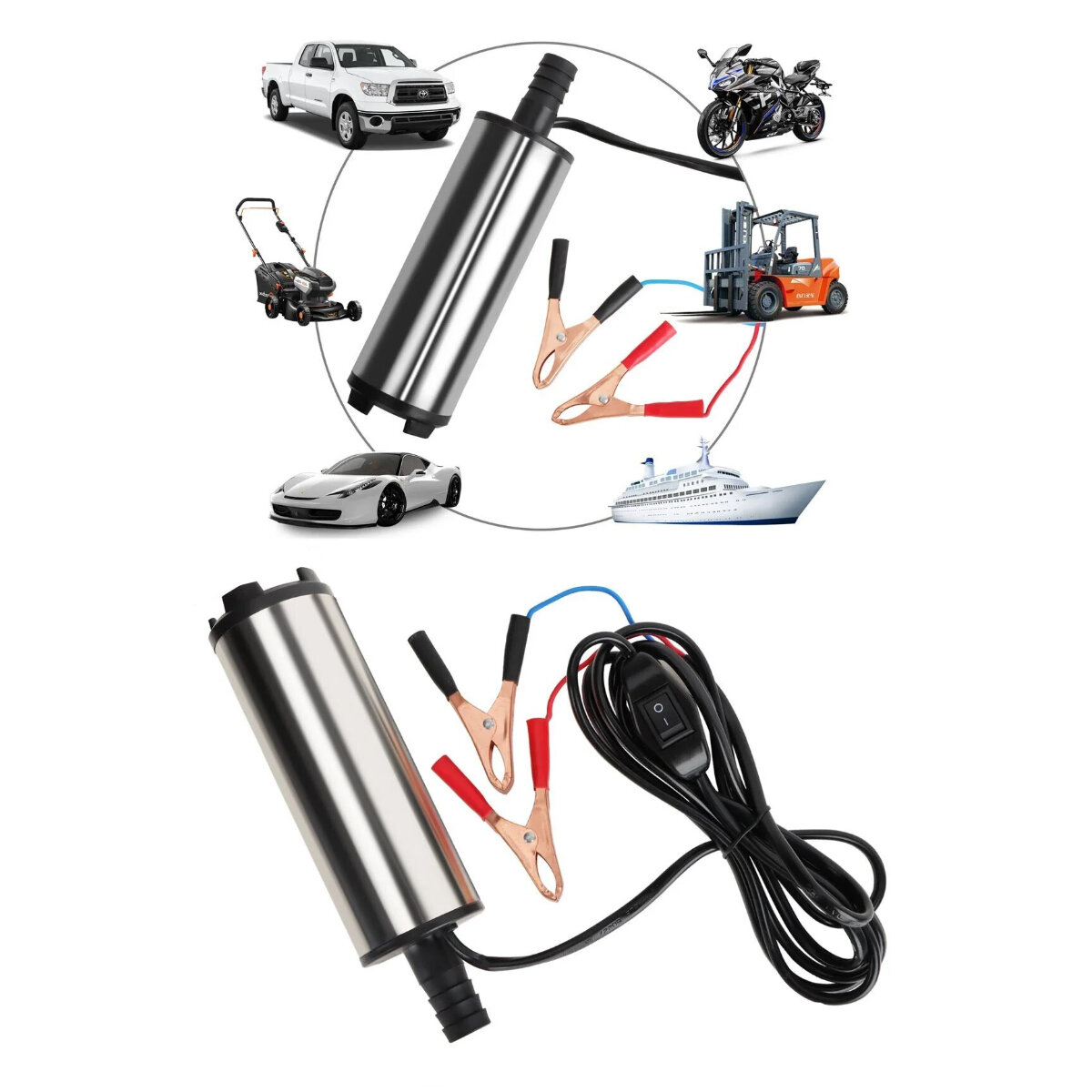 Mini 24 V 51 mm Akaryakıt Pompa 5442-50