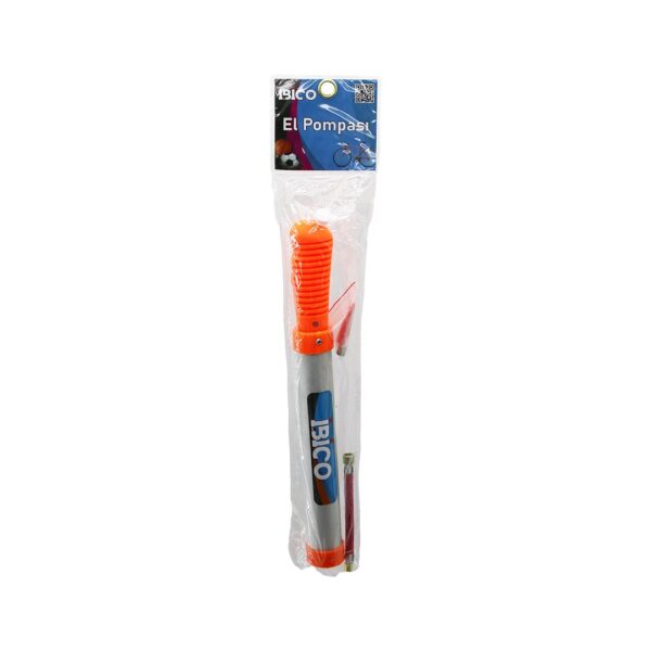 Mini El Pompası Bisiklet - Top 29.5 cm Metal Çubuk - Pls.gövde - Sap Pompa Hortum - Top İğne - Uç