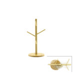 Mix Altlık - Yuvarlak - Kare Bardak - Fincan Asacak Bambu - Ahşap 35 cm