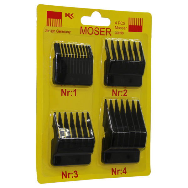 Moser 4 Parça Makine Tarak Set