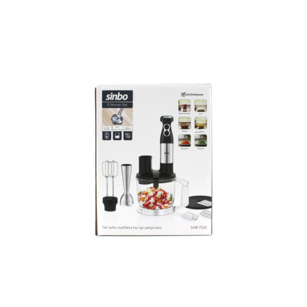 Multi Blender Seti 2 lt Hazneli Shb-7532