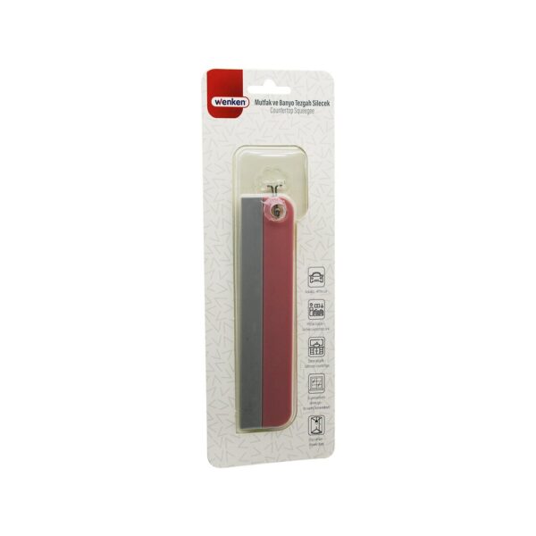 Mutfak-Banyo Tezgah Oto-Ev Pencere Silecek Camsil - Çekpas Sapsız - Tutacaklı Askılıklı 17.5 cm