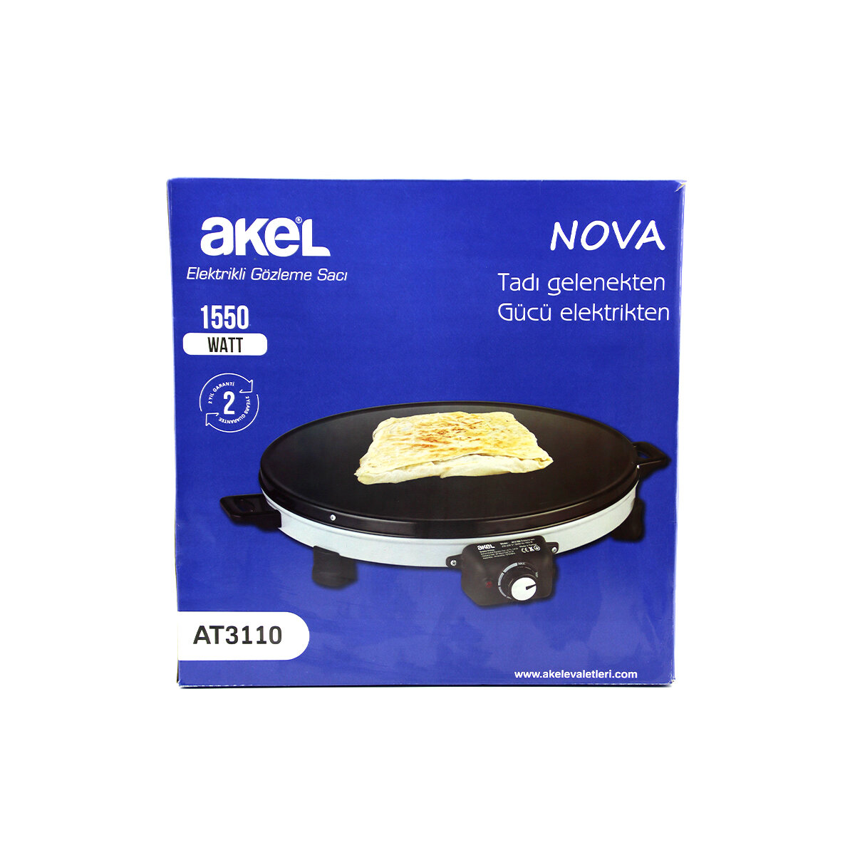 Nova Gözleme Sacı Termostatlı 1550 W 48x48x14cm At3110