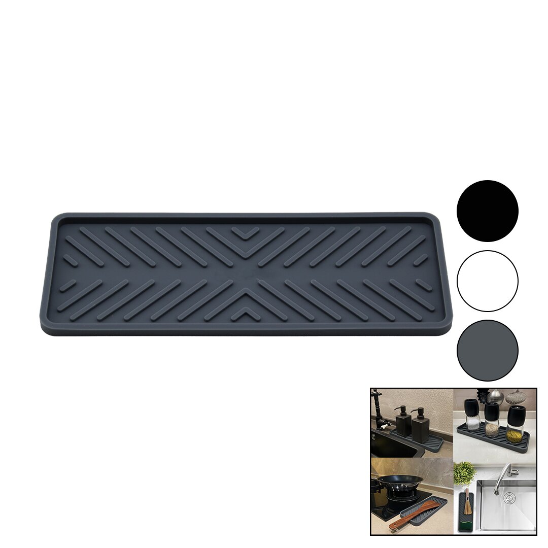 Organizer - Silikon Mutfak Lavabo Düzenleyici Renkli Mat 22.5 X 9 cm Brkt-178617