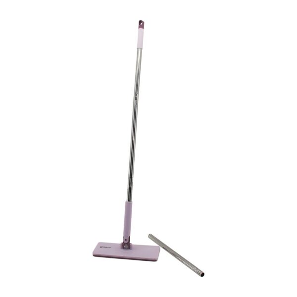 Otomatik Bez Değiştiren Mop Sap Çek - Bez Bırak - Sap İt - Bez Tut 360° Başlık - 9.5x25cm- Sap:115cm
