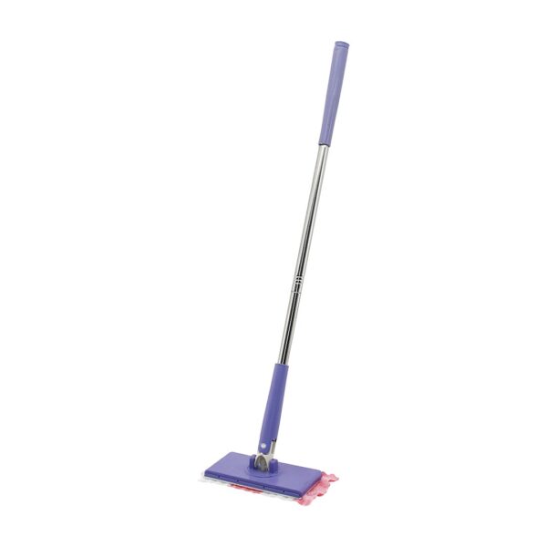 Otomatik Bez Değiştiren Mop Sap Çek - Bez Bırak - Sap İt - Bez Tut 360° Başlık - 8x16cm - Sap: 68 cm