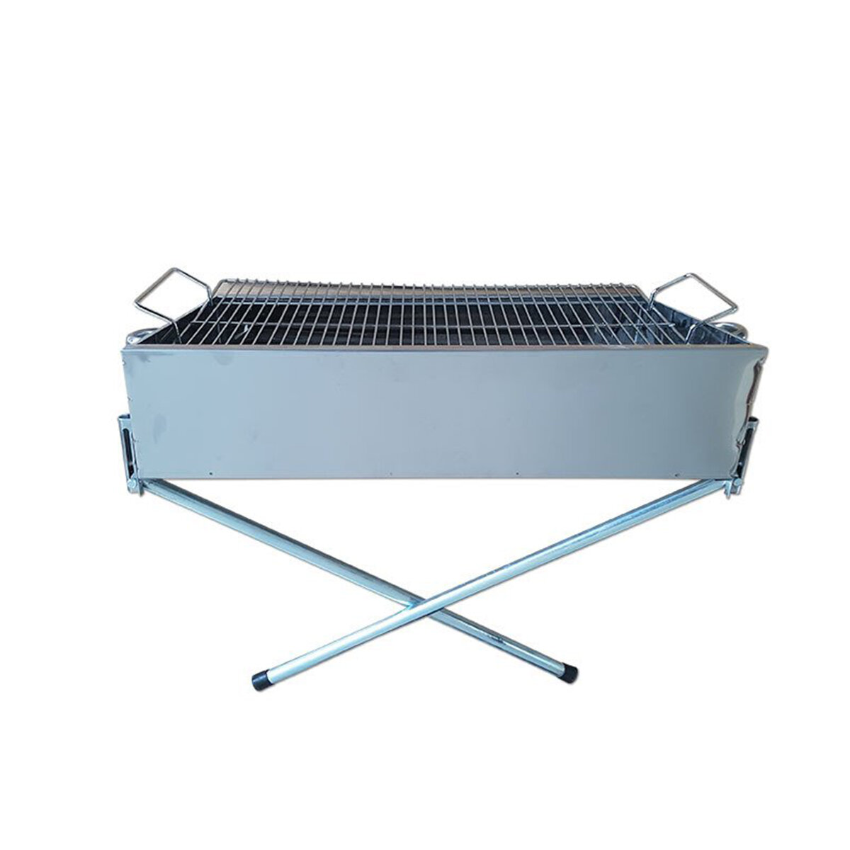 Paslanmaz Mangal Portatif Ayaklı - Standlı 70 cm