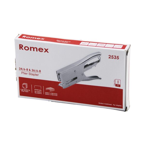 Pense Model Çelik Zımba Makinesi 24 /6-8 - 26 /6-8 56 mm 100-150pcs Tel Hazne 2-45 Sayfa - 80 gr