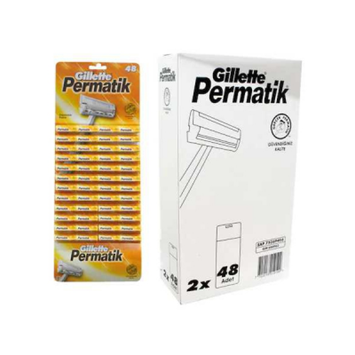 Permatik Tek Saplı Jilet 96 Parça