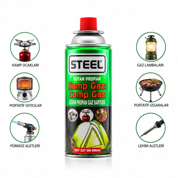 Piknik - Kamp Bütan Gazı 220 gr - 400 ml