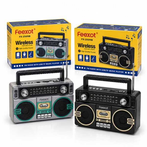 Pl-4729 Şarjlı - Hoparlör Bluetooth İbreli Fm Radyo Mp3 USB - Tf Player Speaker Fx-2509b