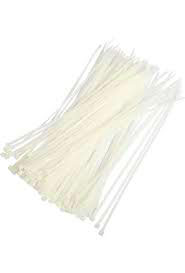 Plastik Çırt Kelepçe 100 Parça Beyaz 3.6x200mm.