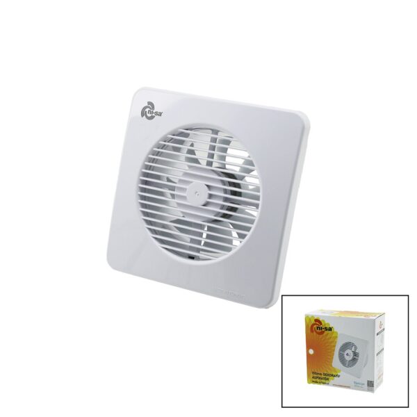 Plastik Aspiratör 150 6inç Banyo Tuvalet Havalandırma Aspiratörü 20 W 320m3/H Ebt-150