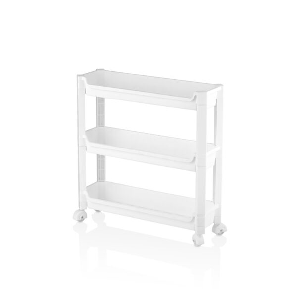 Rafty 3 Katlı Tekerlekli Sepet Organizer Düzenleyici Raf Ünitesi 465x145x480mm