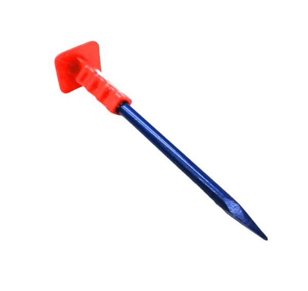 Renkli Çelik Sivri Murç Korumalı 30 cm