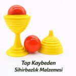 Sarı Renk Sihirli Kupa Top Kaybetme Oyunu 7 cm