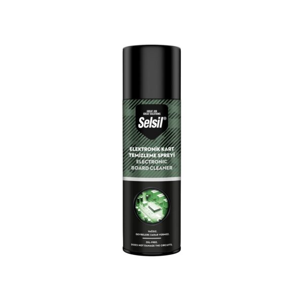 Selsil Elektronik Kart Temizleme Spreyi 500 ml Yağsız - Devrelere Zarar Vermez