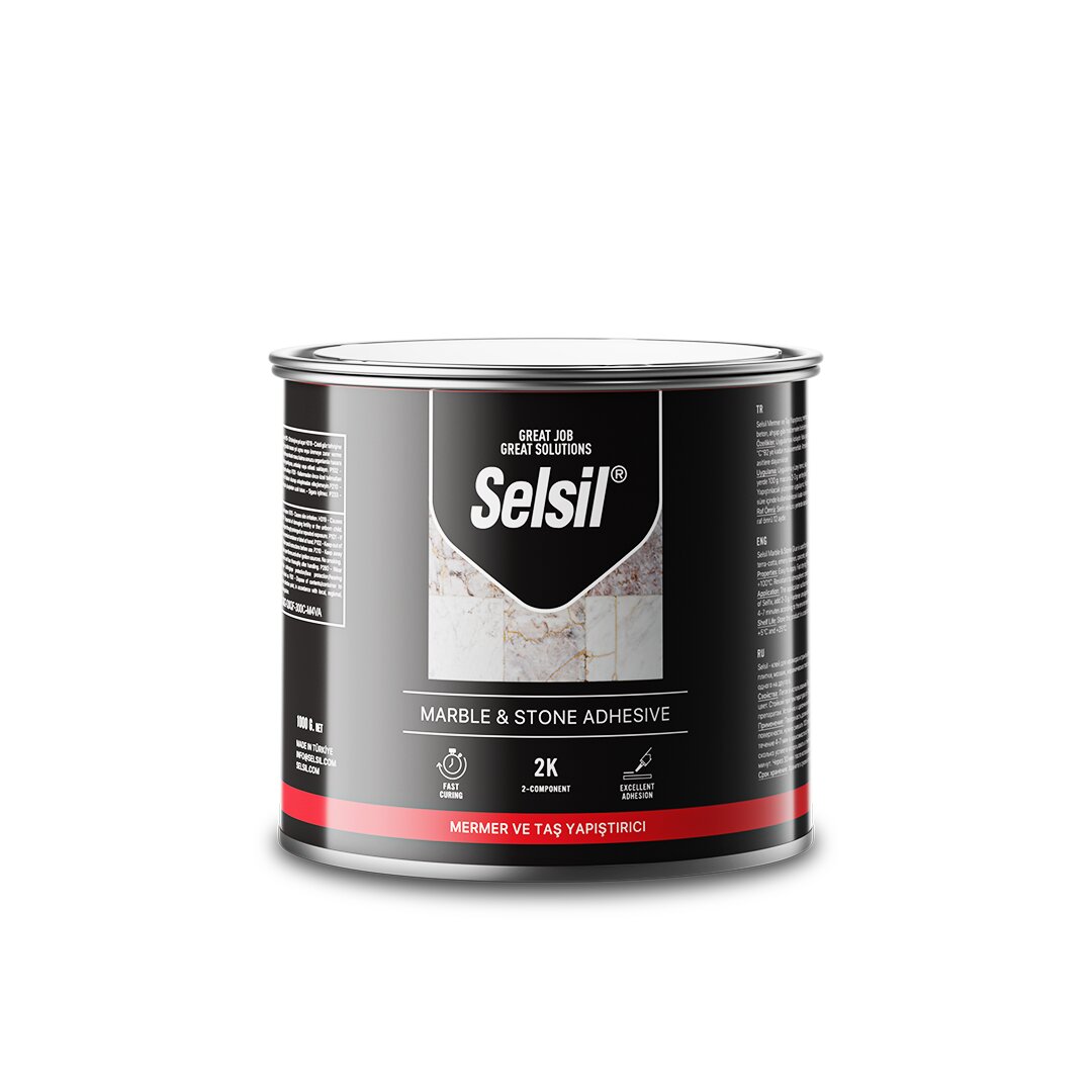 Selsil Mermer - Taş Teneke Seramik Yapıştırıcı 250 gr