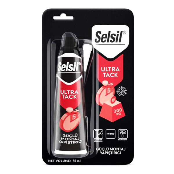 Selsil Montaj Yapıştırıcı Beyaz Ultra Tack 50 ml