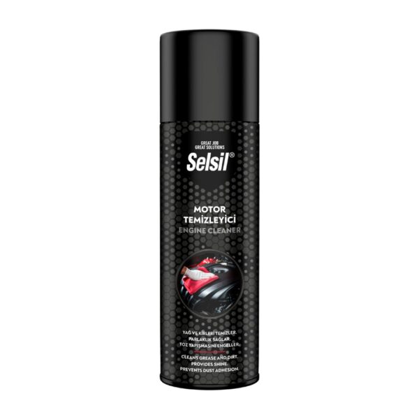 Selsil Oto - Araç Motor Temizleyici - Parlatıcı - Toz Yapışma Engelleyici Sprey 500 ml