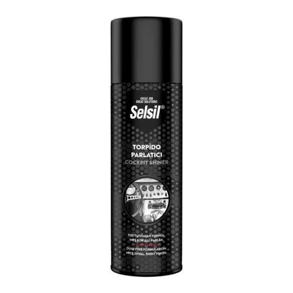 Selsil Oto - Araç Torpido Parlatıcı Sprey 200 ml Hoş Kokulu - Parlak - Toz Tutmayan Formül
