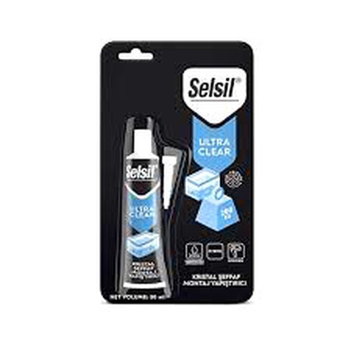 Selsil Şeffaf Montaj Yapıştırıc Ultra Clear 50 ml