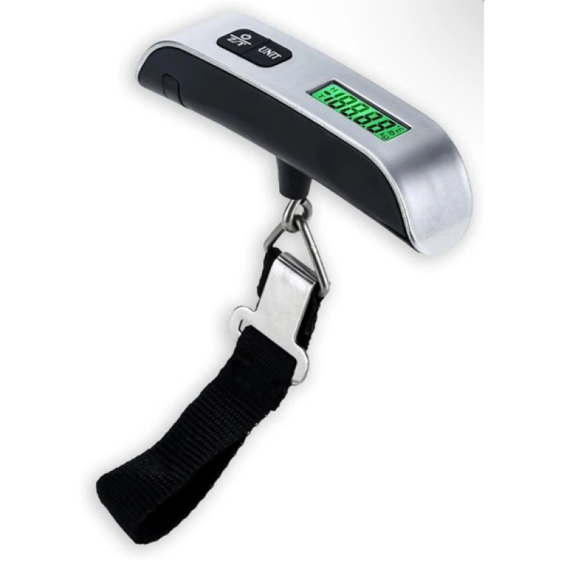Seyahat Bavul Ağırlık Tartı Dijital LCD Ekran Çok Amaçlı Taşınabilir Bagaj Tartısı Max 50 kg