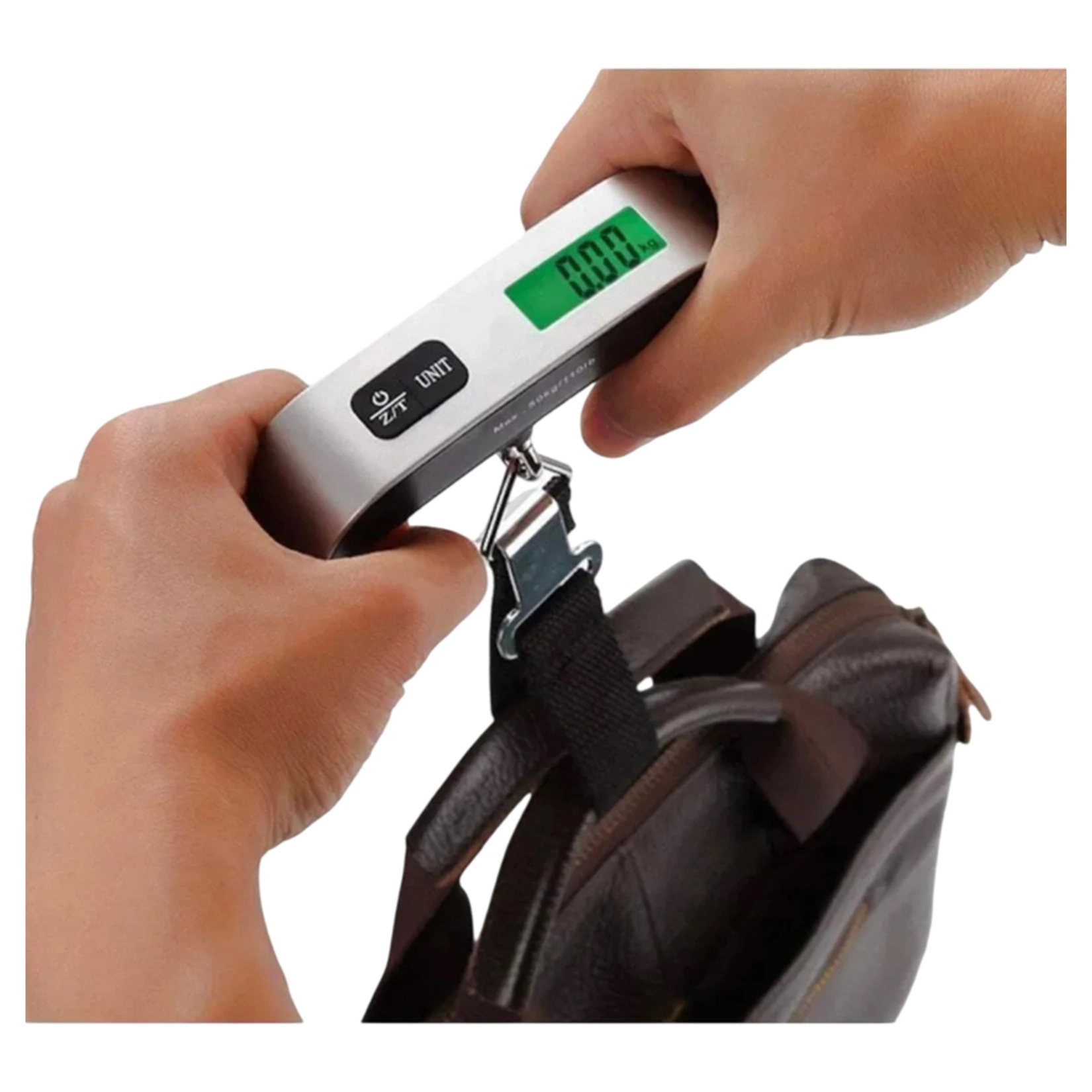 Seyahat Bavul Ağırlık Tartı Dijital LCD Ekran Çok Amaçlı Taşınabilir Bagaj Tartısı Max 50 kg
